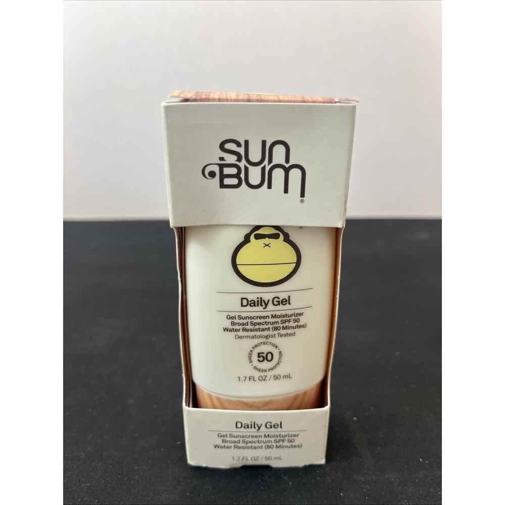 Sun Bum Daily Face Gel Sunscreen Moisturizer spf-50 1.7oz Ex. 11/25